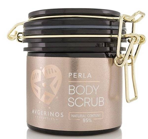 AVGERINOS COSMETICS SCRUB ΣΩΜΑΤΟΣ ΚΑΙ ΧΕΡΙΩΝ AVGERINOS COSMETICS PERLA 250GR