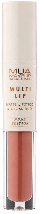 ΚΡΑΓΙΟΝ - LIP GLOSS DUO MUA NUDE EDITION COZY 3.2GR MUA MAKE UP ACADEMY