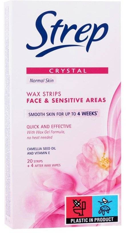 STREP ΑΠΟΤΡΙΧΩΤΙΚΕΣ ΤΑΙΝΙΕΣ ΠΡΟΣΩΠΟΥ - ΕΥΑΙΣΘΗΤΗΣ ΠΕΡΙΟΧΗΣ STREP CRYSTAL (20TMX)
