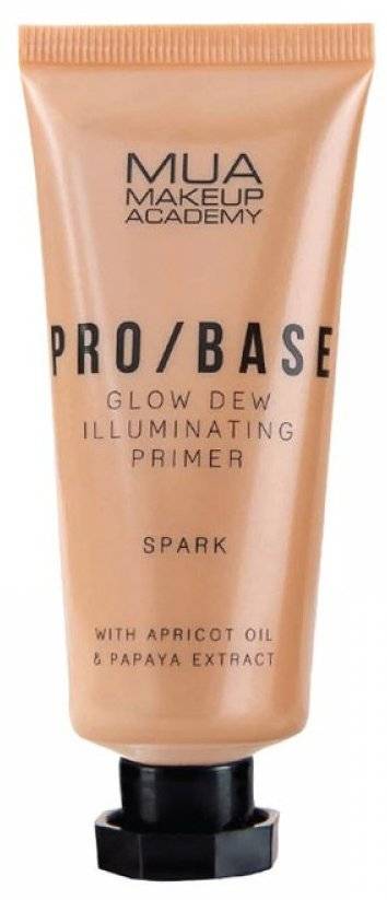 MUA PRO/BASE GLOW DEW LIQUID ILLUMINATING PRIMER SPARK 30ML MUA MAKE UP ACADEMY