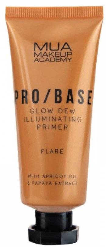 MUA PRO/BASE GLOW DEW LIQUID ILLUMINATING PRIMER FLARE 30ML MUA MAKE UP ACADEMY