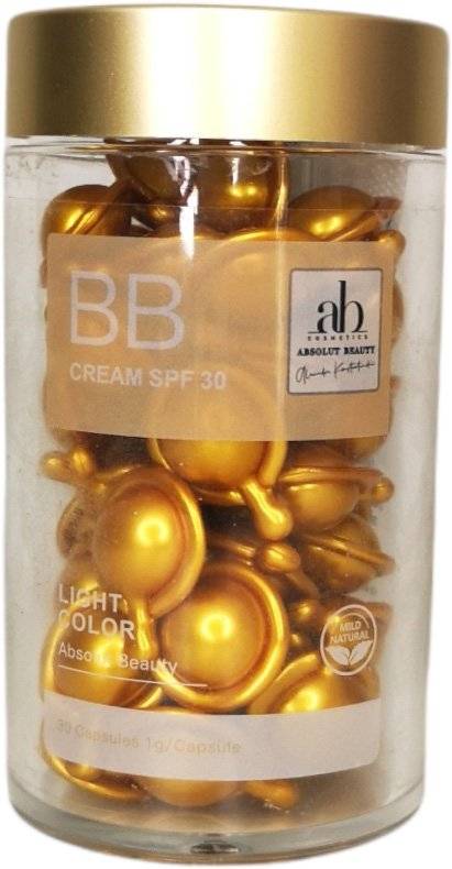 BB CREAM ABSOLUT BEAUTY LIGHT COLOR 30PCS AB COSMETICS