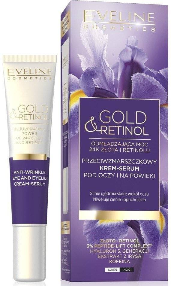 EVELINE COSMETICS SERUM ΜΑΤΙΩΝ EVELINE GOLD-RETINOL ANTI-WRINKLE (20ML)