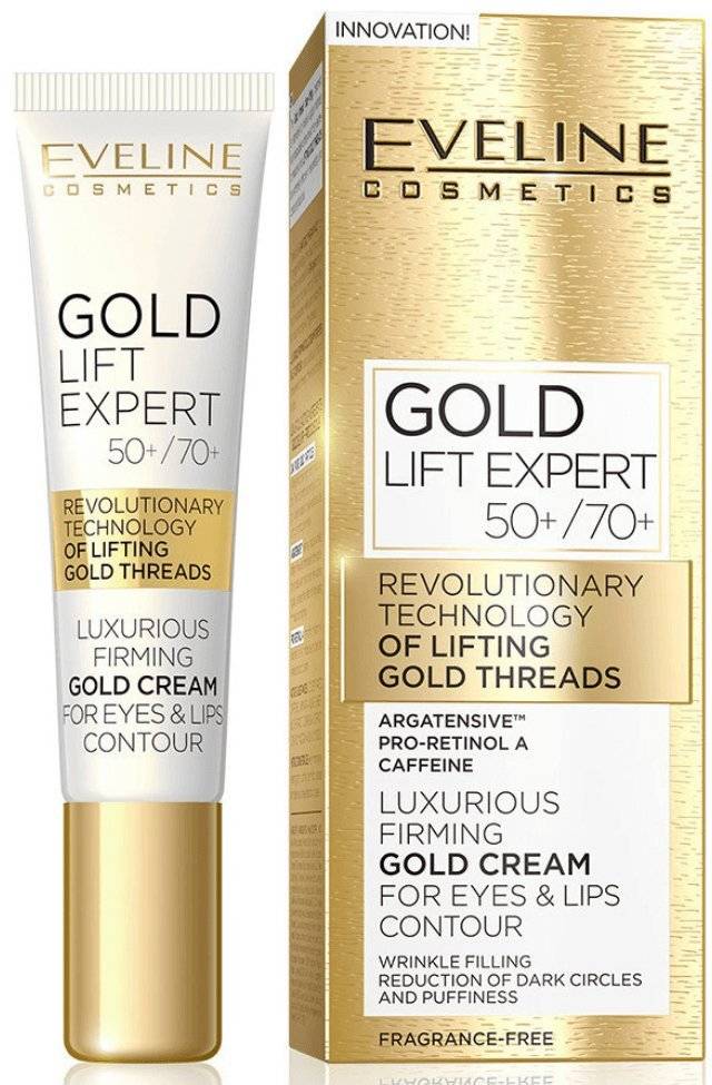 ΚΡΕΜΑ ΜΑΤΙΩΝ EVELINE GOLD LIFT EXPERT (15ML) EVELINE COSMETICS