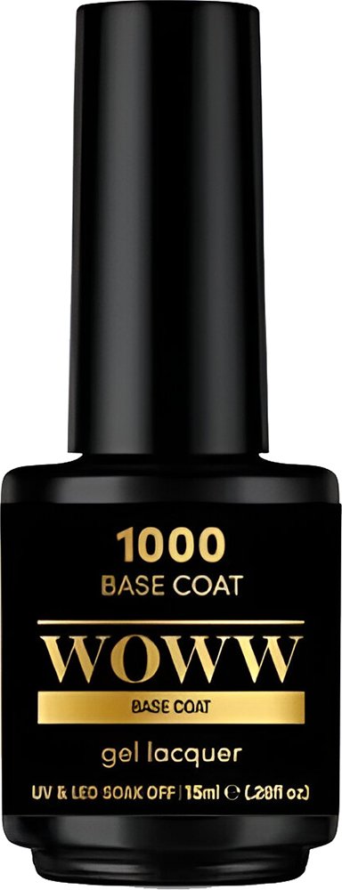 WOWW COSMETICS ΗΜΙΜΟΝΙΜΟ ΒΕΡΝΙΚΙ WOWW COSMETICS BASE CΟΑΤ (15ML)
