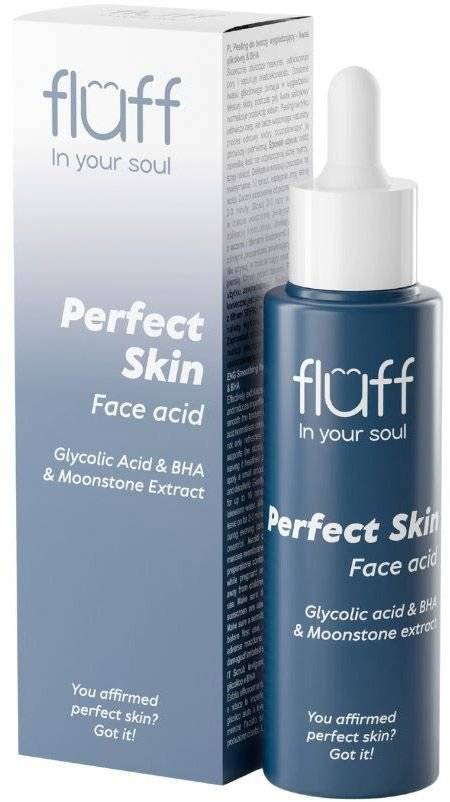 FLUFF SCRUB ΠΡΟΣΏΠΟΥ FLUFF PERFECT SKIN ΜΕ ΓΛΥΚΟΛΙΚΟ ΟΞΥ (40ML)