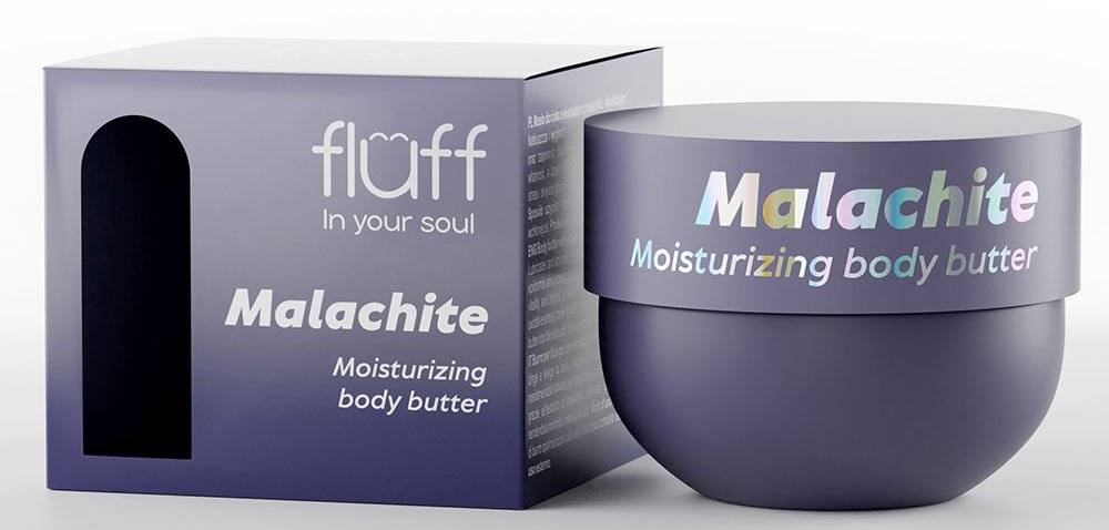 FLUFF BODY BUTTER FLUFF ΜΕ ΕΚΧΥΛΙΣΜΑ ΜΑΛΑΧΙΤΗ ΚΑΙ ΝΟΤΕΣ ΦΡΕΣΚΩΝ ΕΣΠΕΡΙΔΟΕΙΔΩΝ (150ML)