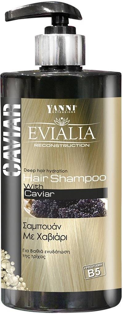ΣΑΜΠΟΥΑΝ EVIALIA ΜΕ ΧΑΒΙΑΡΙ ΚΕΡΑΤΙΝΗ Ω3 - ΒΙΤΑΜΙΝΕΣ A,B,D,E,Β5 (500ML) EVIALIA