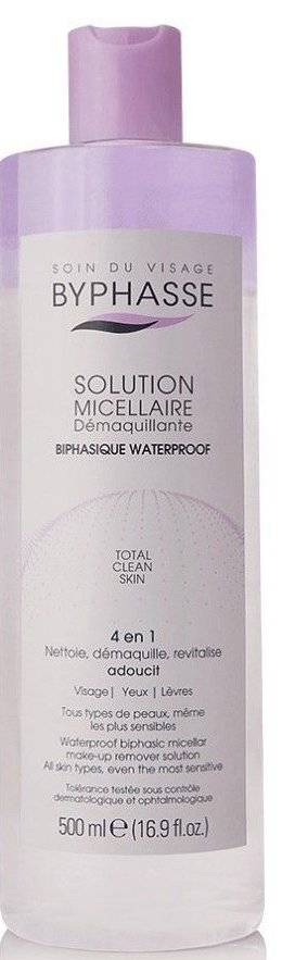 MICELLAR ΝΤΕΜΑΚΙΓΙΑΖ BYPHASSE SOLUTION BIPHASIC WATERPROOF (500ML) BYPHASSE