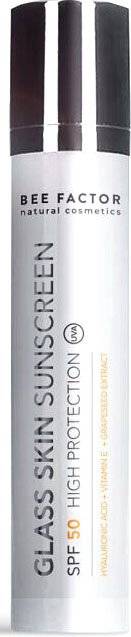 ΑΝΤΗΛΙΑΚΗ ΚΡΕΜΑ ΠΡΟΣΩΠΟΥ BEE FACTOR GLASS SKIN SUNSCREEN ΑΝΤΙΓΗΡΑΝΤΙΚΗ SPF50 (50ML) BEE FACTOR