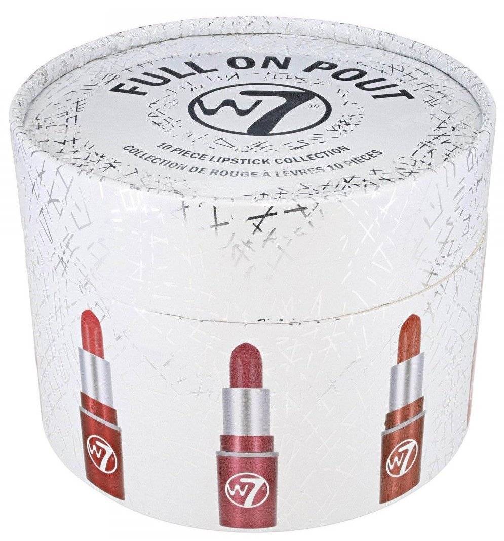 ΣΕΤ ΔΩΡΟΥ W7 FULL ON POUT LIPSTICK (10ΤΜΧ) W7