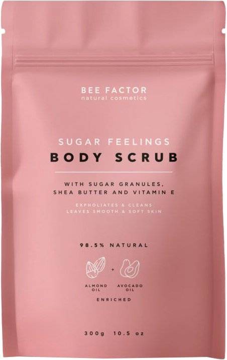 BODY SCRUB BEE FACTOR SUGAR FEELINGS NOURISHING (300GR)
