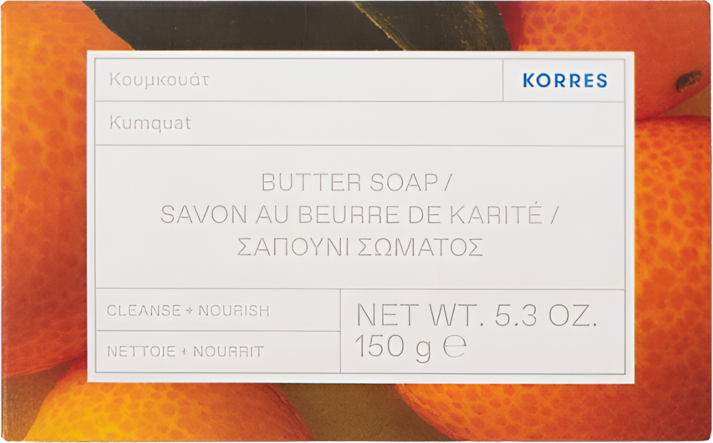 KORRES BUTTER SOAP KORRES KUMQUAT (150GR)