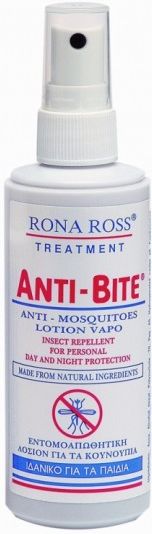 RONA ROSS ΕΝΤΟΜΟΑΠΩΘΗΤΙΚΗ ΛΟΣΙΟΝ RONA ROSS ANTI-BITE NATURAL SPRAY (120ML)