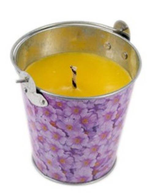 ΚΕΡΙ CITRONELLA UNIKER ΜΕΤΑΛΛΙΚΟ ΚΟΥΒΑΔΑΚΙ ΖΩΓΡΑΦΙΣΤΟ (14.5Χ14.5CM)