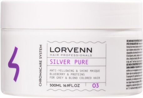 LORVENN ΜΑΣΚΑ LORVENN ANTI YELLOWING - SHINE ΓΙΑ ΞΑΝΘΑ ΜΑΛΛΙΑ (500ML)