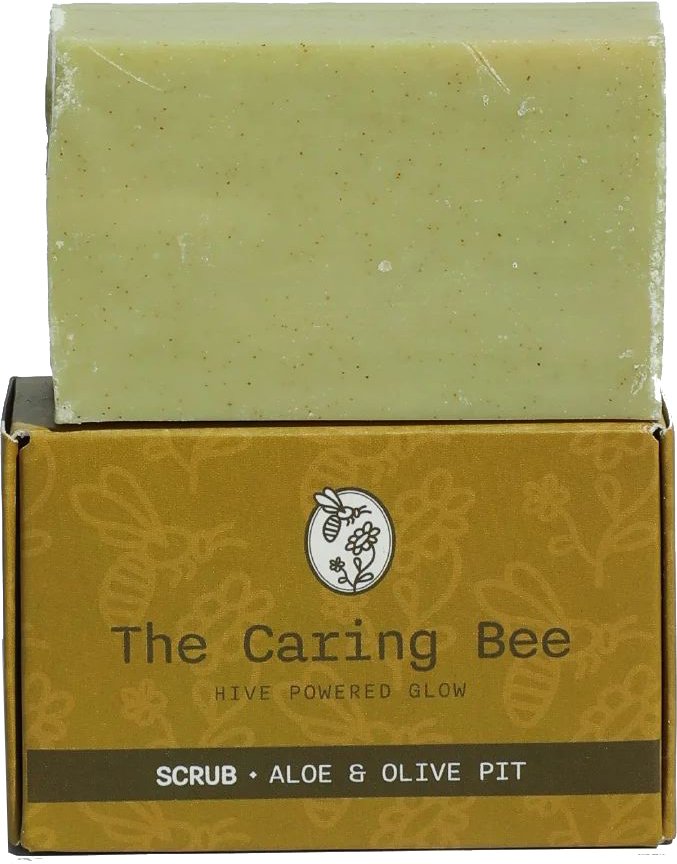 THE CARING BEE ΣΑΠΟΥΝΙ-SCRUB THE CARING BEE ΜΕ ΑΛΟΗ ΚΑΙ ΚΟΥΚΟΥΤΣΙ ΕΛΙΑΣ (110GR)