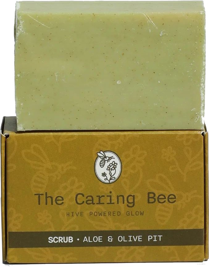 THE CARING BEE ΣΑΠΟΥΝΙ-SCRUB THE CARING BEE ΜΕ ΑΛΟΗ ΚΑΙ ΚΟΥΚΟΥΤΣΙ ΕΛΙΑΣ (110GR)