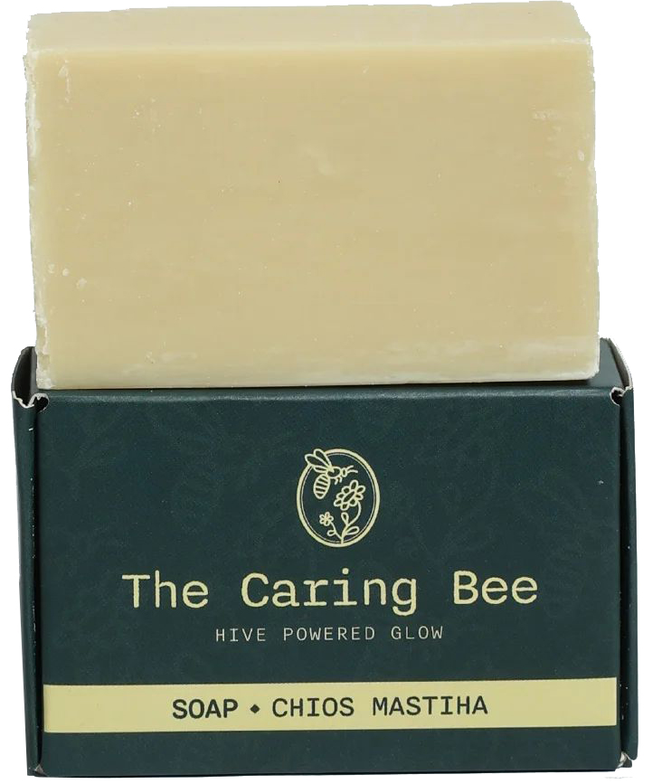 THE CARING BEE ΣΑΠΟΥΝΙ THE CARING BEE ΜΕ ΜΑΣΤΙΧΑ ΧΙΟΥ (110GR)