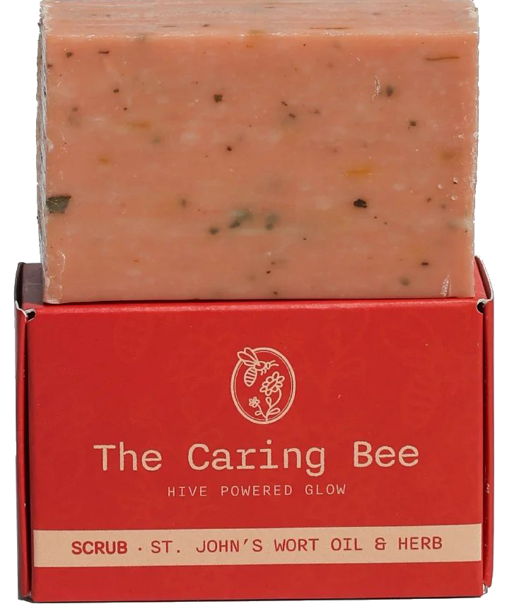 ΣΑΠΟΥΝΙ-SCRUB THE CARING BEE ΜΕ ΒΑΛΣΑΜΕΛΑΙΟ ΚΑΙ ΒΑΛΣΑΜΟΧΟΡΤΟ (110GR)