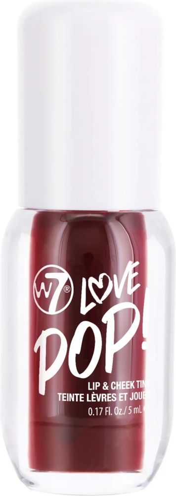 LIP - CHEEK TINT W7 LOVE POP WILD ROSE (5ML) W7