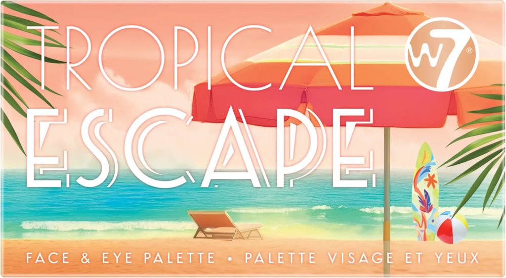 FACE - EYE PALETTE W7 TROPICAL ESCAPE (6 ΑΠΟΧΡΩΣΕΙΣ) W7