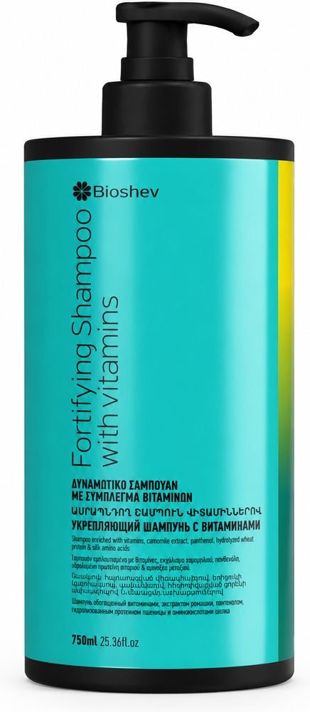 ΣΑΜΠΟΥΑΝ BIOSHEV ΕΝΔΥΝΑΜΩΣΗΣ ΜΕ ΒΙΤΑΜΙΝΕΣ (750ML)