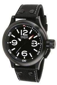   OOZOO STEEL XXL BLACK LEATHER STRAP