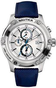   NAUTICA DARK BLUE LEATHER STRAP