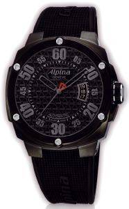  O ALPINA ADVENTURE EXTREME AUTOMATIC BLACK RUBBER STRAP