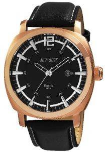   JET SET MADRID BLACK LEATHER STRAP