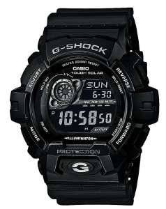 CASIO G-SCHOCK SOLAR DIGITAL BLACK RUBBER STRAP GR-8900A-1ER