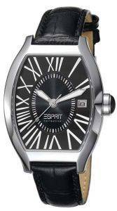 ESPRIT COLLECTION HESTIA PURE BLACK LEATHER STRAP