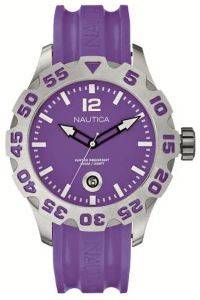 NAUTICA BFD101 PURPLE RUBBER STRAP