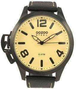   OOZOO STEEL LEFTY XXL BLACK LEATHER STRAP