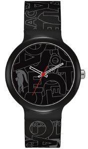   LACOSTE 2020067 GOA BLACK RUBBER STRAP