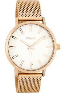   OOZOO TIMEPIECES ROSE GOLD METAL STRAP C7953