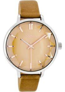   OOZOO TIMEPIECES BROWN LEATHER STRAP C7917