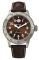   NAUTICA BROWN DIAL LEATHER STRAP