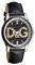   D&G SESTRIERE GENTS BLACK LEATHER STRAP