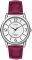   TIMEX LADIES INDIGLO UP TOWN CHIC RED LEATHER STRAP