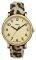 TIMEX GOLD CASE ANIMAL PRINT LEATHER STRAP