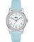 LACOSTE ADVANTAGE CRYSTAL LIGHT BLUE RUBBER STRAP