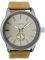   OOZOO TIMEPIECES XXL BROWN LEATHER STRAP C7821