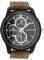   OOZOO TIMEPIECES XXL BROWN LEATHER STRAP C7826