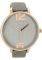   OOZOO TIMEPIECES XXL ROSE GOLD GREY LEATHER STRAP C8430