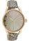   OOZOO TIMEPIECES ROSE GOLD BEIGE LEATHER STRAP C8337