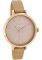   OOZOO TIMEPIECES ROSE GOLD BEIGE LEATHER STRAP C8325