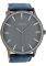  OOZOO TIMEPIECES XXL BLUE LEATHER STRAP C8231