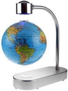 FREE FLOATING MAGNETIC WORLD GLOBE